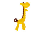 Gryzak silikonowy na ząbkowanie żółta żyrafa