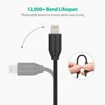 Kabel USB - micro USB RAVPower RP-CB016 - 0,9 m, biały