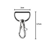 Karabińczyk metalowy rybka 2 mm 500 szt.