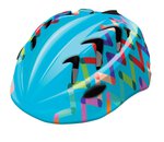 KASK B-SKIN "XS" KIDY PRO ZIGZAG 44-48CM NIEBIESKI