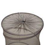 Kosz na ubrania pranie składany wiszący siatkowy na zabawki przenośny organizer