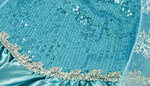 Kostium Elsa Kraina Lodu niebieska sukienka 120cm