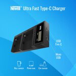 Ładowarka Newell Ultra Fast Type-C do akumulatorów serii NP-F, NP-FM