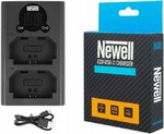 Ładowarka dwukanałowa Newell do akumulatorów NP-FZ100 SONY USB-C!