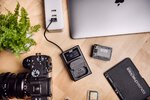 Ładowarka dwukanałowa Newell FDL-USB-C do akumulatorów EN-EL15 do Nikon