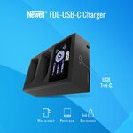 Ładowarka dwukanałowa Newell FDL-USB-C do akumulatorów EN-EL15 do Nikon