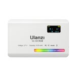 Lampa LED Ulanzi VL120 - RGB, WB (2500 K - 9000 K), biała
