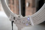 Lampa pierścieniowa LED Newell RL-18A - WB (3200 K - 5500 K) - Arctic White