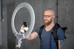 Lampa pierścieniowa LED Newell RL-18A - WB (3200 K - 5500 K) - Arctic White