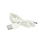 Lampka nocna dla dzieci silikonowa USB biała  kotek leżący