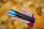 Latarka taktyczna Newell FL1000LUV USB-C z UV i laserem