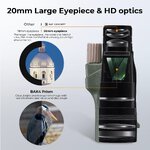 Luneta obserwacyjna K&F Concept BaK-4 12x50 - zielona