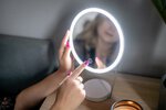 Lusterko do makijażu Humanas HS-ML01 z podświetleniem LED - białe