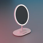 Lusterko do makijażu Humanas HS-ML03 z podświetleniem LED - białe