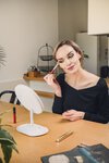 Lusterko do makijażu Humanas HS-ML03 z podświetleniem LED - białe