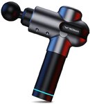 MOCNY PISTOLET DO MASAŻU MIĘŚNI MASAŻER 4 GŁOWICE