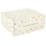 Naczynia silikonowe dla dzieci wiewiórka zestaw 9 elementów ciemny różowy Naczynia silikonowe dla dzieci wiewiórka zestaw 9 elementów ciemny różowy