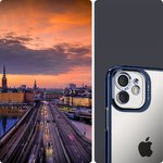 SPIGEN OPTIK CRYSTAL IPHONE 12 CHROME BLUE