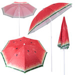 Parasol ogrodowy plażowy regulowany 150cm łamany arbuz