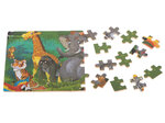 Puzzle dla dzieci bajkowe w puszce dżungla 60 elementów