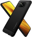 SPIGEN RUGGED ARMOR XIAOMI POCO X3 NFC MATTE BLACK