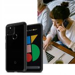 SPIGEN ULTRA HYBRID GOOGLE PIXEL 5 MATTE BLACK