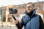 Statyw Fotopro Vlogger Mini (SY-390 + P-1HX) - szary