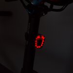 Lampka rowerowa przednia tylna USB światło rowerowe czerwone 100 lumenów wbudowany akumulator