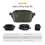 Torba fotograficzna K&F Concept Alpha Sling Bag 10 l - ciemnozielona