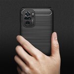 TECH-PROTECT TPUCARBON XIAOMI REDMI NOTE 10/10S BLACK