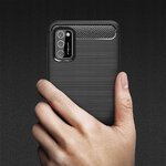 TECH-PROTECT TPUCARBON XIAOMI POCO M3 BLACK