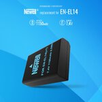 Zestaw ładowarka dwukanałowa Newell DL-USB-C i akumulator EN-EL14 do Nikon