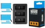 Ładowarka 3-kanałowa + 2x bateria Newell AJBAT-001 do GoPro Hero 6 7 8 Black