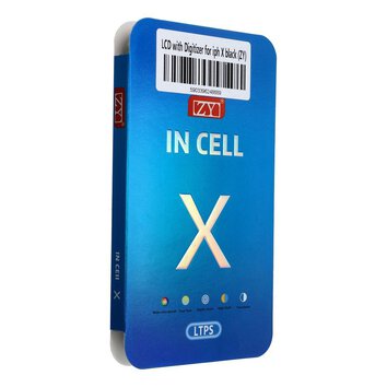 Wywietlacz do iPhone X z ekranem dotykowym czarnym (ZY-LTPS)