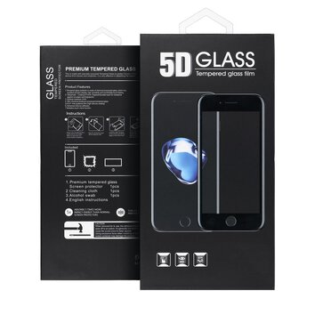 5D Full Glue Tempered Glass - do iPhone 6G/6S  czarny