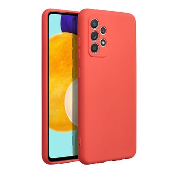 Futerał SILICONE do SAMSUNG Galaxy A52 5G / A52 LTE ( 4G ) / A52S brzoskwiniowy