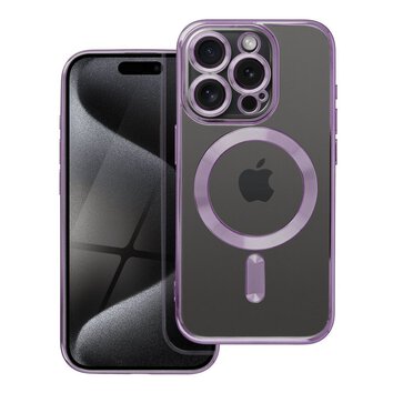 Futera Electro Mag Cover kompatybilny z MagSafe do IPHONE 15 PRO fioletowy