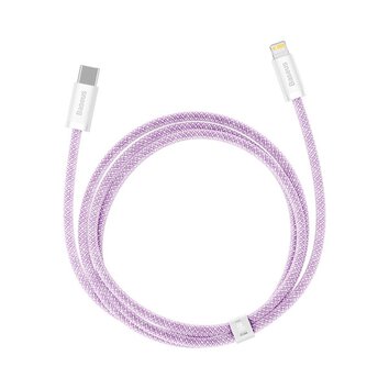 BASEUS kabel Typ C do Apple Lightning 8-pin PD20W Power Delivery Dynamic Series CALD000005 1m fiolet