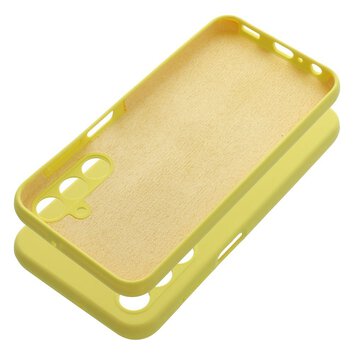 Futerał SILICONE 2mm do SAMSUNG A25 5G żółty
