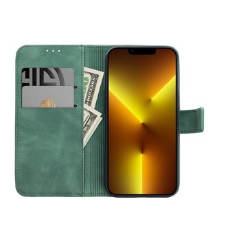 Kabura TENDER Book do IPHONE 13 zielony