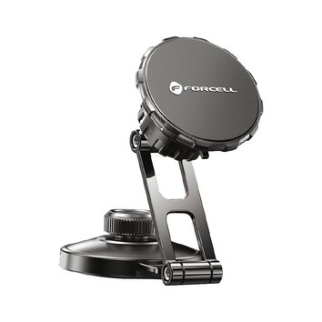 FORCELL F-Grip IronSecure uchwyt samochodowy do szyby/deski magnetyczny czarny