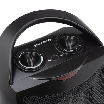 Termowentylator grzejnik ceramiczny 1500W RC-K-398 czarny