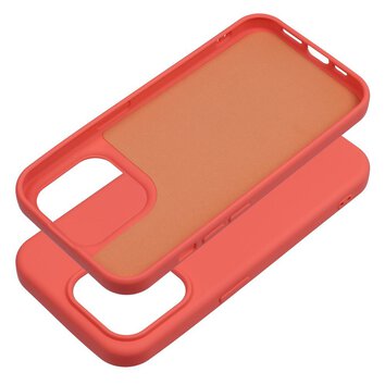 Futera SILICONE do IPHONE 15 PRO brzoskwiniowy