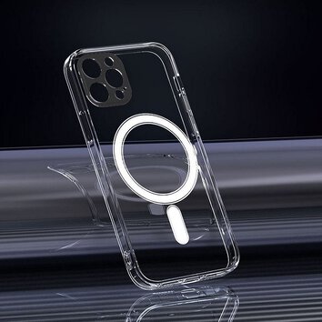 Futerał Clear Mag Cover z ochroną aparatu kompatybilny z MagSafe do IPHONE 15