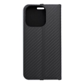 Kabura LUNA Book Carbon do IPHONE 16 Pro czarny