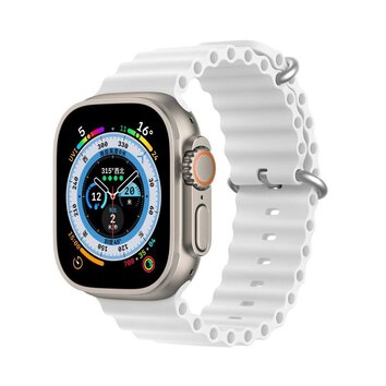 DUX DUCIS pasek OCEAN WAVE silikonowy do Apple Watch 38 / 40 / 41 mm biay