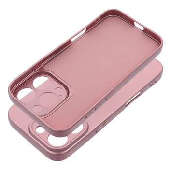 Futerał METALLIC do IPHONE 16 Pro różowy