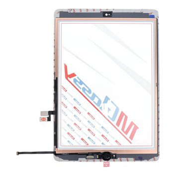 MUSTTBY Ekran dotykowy + taśma klejąca + Home do iPAD 8 (biały)