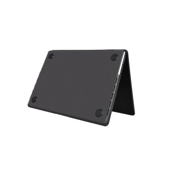 WiWU - Futera ochronny iKavlar Crystal Shield dla MacBook Air 15,3" 2023 - czarny