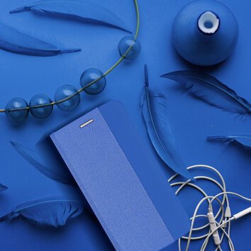 Kabura SENSITIVE Book do SAMSUNG A51 niebieski